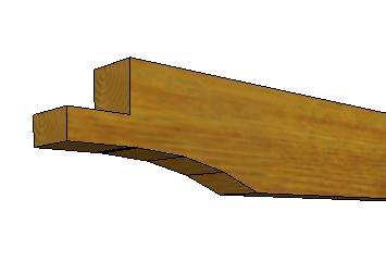 Short tie beam
