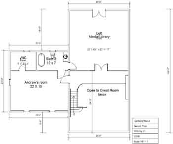 Second Floor layout
